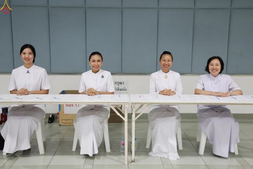 ภาพ No.319267:วันที่ 5 เมษายน พ.ศ.2569 ประชุมทีมงานลงทะเบียนพระสังฆาธิการ เพื่อพิธีถวายมหาสังฆทาน 40,000 กว่าวัดทั่วประเทศ จัดโดย กองต้อนรับพระกัลยาณมิตร วัดพระธรรมกาย