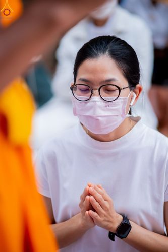 ภาพ No.69068:พิธีต้อนรับพระธรรมยาตรา ในโครงการธรรมยาตรากตัญญูบูชา มหาปูชนียาจารย์ พระมงคลเทพมุนี(สด จนฺทสโร) พระผู้ปราบมาร อนุสรณ์สถาน 7 แห่ง ปีที่ 11 วันที่ 3 มกราคม พ.ศ. 2566 ณ อนุสรณ์สถานมหาวิหารพระมงคลเทพมุนี จ.สุพรรณบุรี