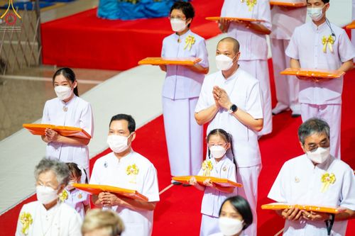 ภาพ No.46910:ประมวลภาพพิธีทอดผ้าป่าธรรมชัย ณ วัดพระธรรมกาย (5 มิถุนายน พ.ศ. 2565)