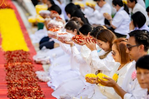 ภาพ No.294999:วันที่ 14 มกราคม พ.ศ. 2569 พิธีต้อนรับพระธรรมยาตรา อนุสรณ์สถานลำดับที่ 4  สถานที่เกิดด้วยกายธรรม ณ วัดโบสถ์บน ต.บางคูเวียง จ.นนทบุรี ในโครงการธรรมยาตรา กตัญญูบูชา มหาปูชนียาจารย์ พระมงคลเทพมุนี(สด จนฺทสโร) พระผู้ปราบมาร อนุสรณ์สถาน 7 แห่ง ปีที่ 14