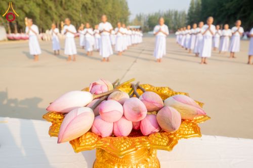 ภาพ No.318655:วันที่ 29 มีนาคม พ.ศ. 2569 พิธีเวียนประทักษิณ มอบผ้าไตร บรรพชาสามเณร  ณ ศูนย์อบรมเยาวชนกาญบุรี