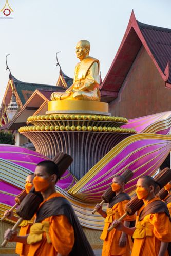 ภาพ No.73169:พุทธบุตรธรรมยาตรา ปฏิบัติธรรมและบันทึกภาพประวัติศาสตร์ ในโครงการธรรมยาตรากตัญญูบูชา มหาปูชนียาจารย์ พระมงคลเทพมุนี(สด จนฺทสโร) พระผู้ปราบมาร อนุสรณ์สถาน 7 แห่ง ปีที่ 11 ณ วัดโบสถ์ (บน) ต.บางคูเวียง อ.บางกรวย จ.นนทบุรี วันที่ 19 มกราคม พ.ศ. 2566