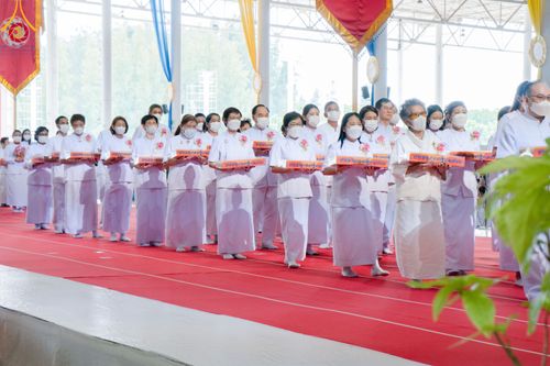 ภาพ No.92238:พิธีทอดกฐินธรรมชัยเพื่อสร้างอาคาร 115 ปี คุณยายอาจารย์มหารัตนอุบาสิกาจันทร์ ขนนกยูง อาทิตย์ต้นเดือนที่ 5 พฤศจิกายน พ.ศ. 2566 ณ วัดพระธรรมกาย จ.ปทุมธานี