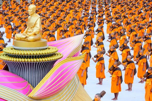 ภาพ No.70458:พุทธบุตรธรรมยาตรา ปฏิบัติธรรมและบันทึกภาพประวัติศาสตร์ ในโครงการธรรมยาตรากตัญญูบูชา มหาปูชนียาจารย์ พระมงคลเทพมุนี(สด จนฺทสโร) พระผู้ปราบมาร อนุสรณ์สถาน 7 แห่ง ปีที่ 11 ณ อนุสรณ์สถานคลองบางนางแท่น อ.สามพราน จ.นครปฐม วันที่ 9 มกราคม พ.ศ. 2566