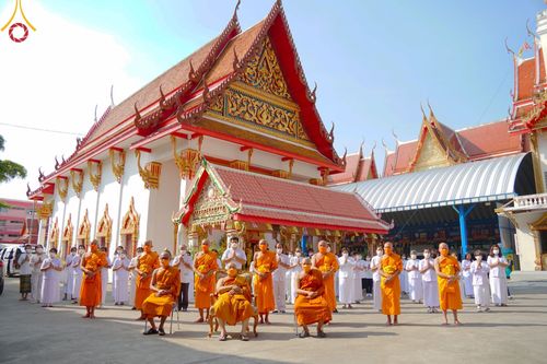 ภาพ No.66988:พิธีอุปสมบทวัดละหาร อ.บางบัวทอง    จ.นนทบุรี รับบุญจัดงานโดย สำนักต่างประเทศ เมื่อวันที่ 7 ธันวาคม พ.ศ. 2565