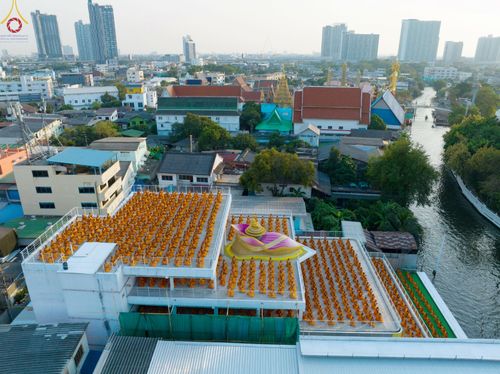 ภาพ No.74306:พุทธบุตรธรรมยาตรา ปฏิบัติธรรมและบันทึกภาพประวัติศาสตร์ ในโครงการธรรมยาตรากตัญญูบูชา มหาปูชนียาจารย์ พระมงคลเทพมุนี(สด จนฺทสโร) พระผู้ปราบมาร อนุสรณ์สถาน 7 แห่ง ปีที่ 11 ณ อนุสรณ์สถานลำดับที่ 6 สถานที่ค้นคว้าและเผยแผ่วิชาธรรมกาย วัดปากน้ำภาษีเจริญ กรุงเทพ