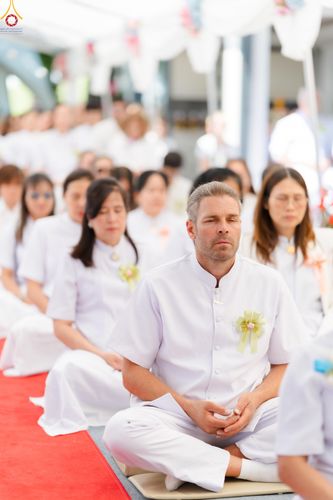 ภาพ No.286126:วันที่ 13 กรกฎาคม พ.ศ. 2568  พิธีทอดผ้าป่าฉลอง 13 ปี  วัดพระธรรมกายสวิตเซอร์แลนด์