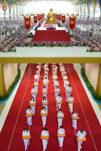 ภาพ No.65276:พิธีทอดผ้าป่า ในวันอาทิตย์ต้นเดือนที่ 4 ธันวาคม พ.ศ. 2565 ณ วัดพระธรรมกาย จ.ปทุมธานี