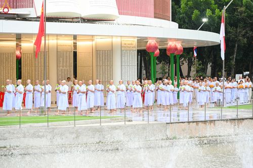 ภาพ No.338695:วันที่ 11 กรกฎาคม พศ.2569 พิธีบรรพชาอุปสมบท โครงการอุปสมบทหมู่ธรรมทายาทนานาชาติ  IDOP รุ่นที่ 21 (ภาษาจีน)  จากประเทศจีน มาเลเซีย สิงคโปร์ และไต้หวัน , โครงการบรรพชาสามเณรโรงเรียนนานาชาติ รุ่นที่ 15