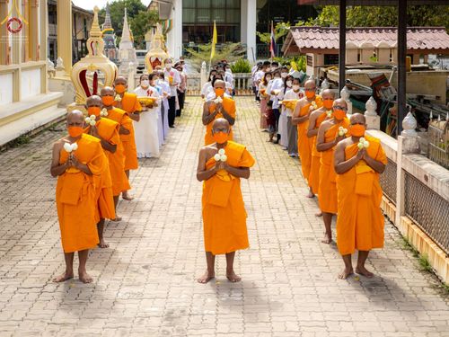 ภาพ No.66816:พิธีอุปสมบท วัดแจ่มราษฎร์ศรัทธาธรรม(วัดสีล้ง) จ.สมุทรปราการ  รับบุญจัดงานโดย สำนักกัลยาณมิตร ภาคนครหลวง 6 เมื่อวันที่ 7 ธันวาคม พ.ศ. 2565