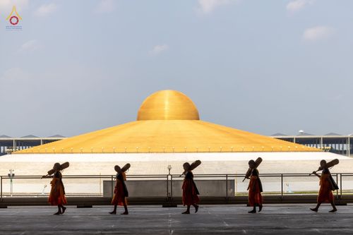 ภาพ No.81040:การฝึกเดินธุดงค์ของสามเณร ในโครงการบรรพชาสามเณรเพื่อฟื้นฟูพระพุทธศาสนาทั่วไทย ประจำปี 2566 ณ วิหารคดชั้น2 วัดพระธรรมกาย