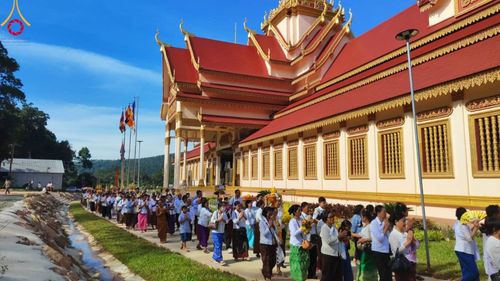 ภาพ No.97716:กฐินวัดธรรมบัณฑิต เขตคีรีรม จังหวัดกัมปงสปือ กัมพูชา วันที่ 22 พฤศจิกายน พ.ศ. 2566