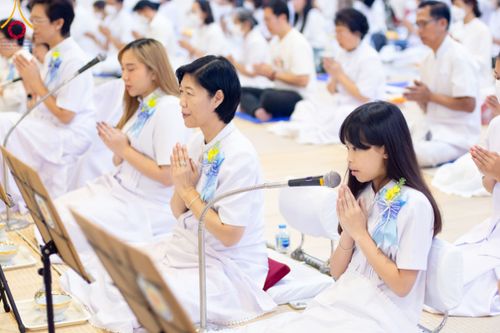 ภาพ No.114435:พิธีถวายภัตตาหารเป็นสังฆทาน แด่คณะพระธรรมยาตรา ปีที่ 12 วันที่ 18 มกราคม พ.ศ. 2567 ณ วัดโบสถ์(บน) บางคูเวียง จ.นนทบุรี