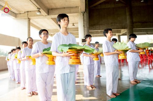 ภาพ No.213494:วันเสาร์ที่ 29 มีนาคม พ.ศ. 2568 พิธีปลงผม โครงการสามเณรยุวธรรมทายาท รุ่นที่ 33 โครงการสามเณรมัชฌิมธรรมทายาท รุ่นที่ 29 ณ ห้องปฏิบัติธรรมวิหารคด คอร์ 13 วัดพระธรรมกาย