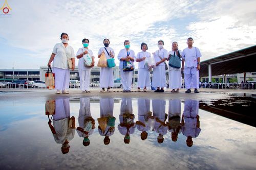 ภาพ No.227825:วันอาทิตย์ที่ 1 มิถุนายน พ.ศ. 2568 พิธีตักบาตร , พิธีบูชาข้าวพระ ณ วัดพระธรรมกาย จ.ปทุมธานี