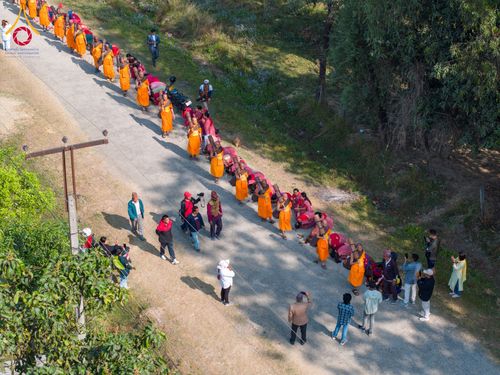 ภาพ No.132299:พิธีจุดโคมประทีปถวายเป็นพุทธบูชา ในโครงการบรรพชา 1,250 รูป ณ แดนประสูติ สวนลุมพินี ประเทศเนปาล วันที่ 17 มีนาคม พ.ศ. 2567