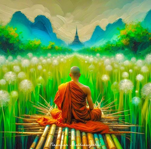 ภาพ No.144516:ภาพพระพุทธศาสนาจาก A.I. ชุดที่ 1 (Artificial Intelligence)