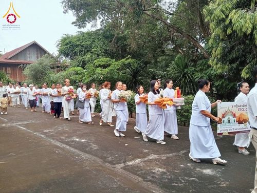 ภาพ No.181863:พิธีทอดกฐิน ณ วัดหนองเสม็ดวนาราม ต.ลำนางรอง อ.โนนดินแดง จ.บุรีรัมย์ ในโครงการทอดกฐินสามัคคีทั่วไทย 30,000 วัด บูชาธรรม 80 ปี หลวงพ่อธัมมชโย โดยคณะศิษยานุศิษย์วัดพระธรรมกาย วันที่ 6 พฤศจิกายน พ.ศ. 2567