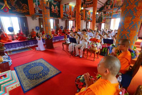 ภาพ No.165251:พิธีทอดกฐิน วัดศรีปูตา จ.เชียงราย ในโครงการกฐินสามัคคีทั่วไทย 30,000 วัด บูชาธรรม 80 ปี หลวงพ่อธัมมชโย โดยคณะศิษยานุศิษย์วัดพระธรรมกาย วันที่ 20 ตุลาคม พ.ศ. 2567