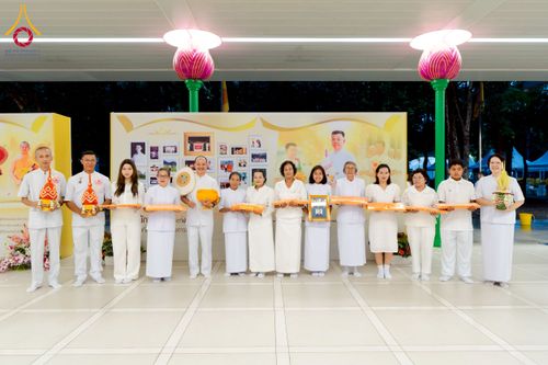 ภาพ No.223527:วันที่ 11 พฤษภาคม พ.ศ. 2568 พิธีบรรพชาของอุบาสก พิสิทธิ์ หมื่นแกล้ว  ณ วัดพระธรรมกาย