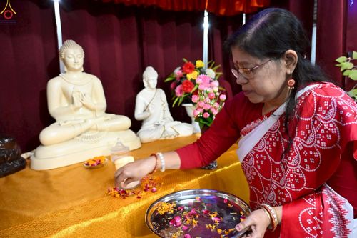 ภาพ No.263409:วันที่ 17 ตุลาคม พ.ศ. 2568 ทอดกฐินสมทบวัดต่างประเทศ ณ ศูนย์เผยแผ่พุทธรัตนะ กรุงเดลลี ประเทศอินเดีย 