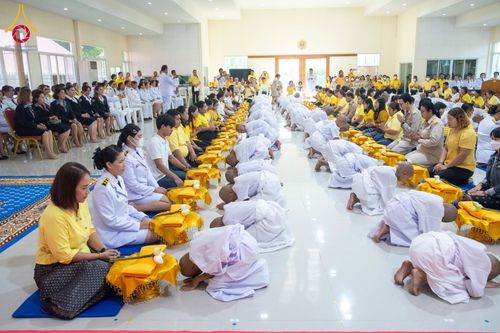 ภาพ No.58517:โครงการบรรพชาสามเณร ภาคฤดูร้อน เฉลิมพระเกียรติพระบาทสมเด็จพระเจ้าอยู่หัว เนื่องในโอกาส พระราชพิธีมหามงคลเฉลิมพระชนมพรรษา 6 รอบ 28 กรกฎาคม พ.ศ. 2567 ระหว่างวันที่ 20 เมษายน ถึง 6 พฤษภาคม 2567 ณ วัดกลางธนรินทร์ (ธรรมอุทยานบ้านแป้ง)