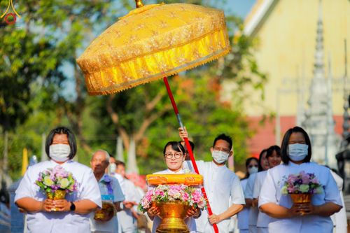 ภาพ No.106470:พิธีทอดผ้าป่าทำนุบำรุงศาสนสถาน ณ วัดอัมพวัน ต.เทศบาลเมือง อ.สองพี่น้อง จ.สุพรรณบุรี วันที่ 5 มกราคม พ.ศ. 2567