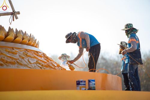 ภาพ No.127985:V.32 เต็มที่เพื่อบางกล่ำ การเตรียมงานของเจ้าหน้าที่หน่วยงานต่างๆ  เพื่องานธรรมยาตราอัญเชิญพระบรมสารีริกธาตุ ประดิษฐาน ณ ศูนย์ปฏิบัติธรรมภาคใต้ อ.บางกล่ำ จ.สงขลา ระหว่างวันที่ 9-10 มีนาคม พ.ศ. 2567