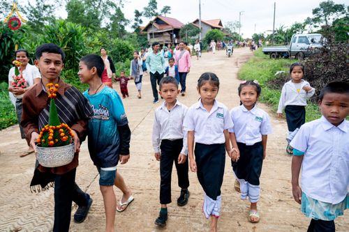 ภาพ No.173237:พิธีทอดกฐินต่างประเทศ ในนามหลวงพ่อธัมมชโย ณ วัดสิริวิเวก เพื่อถวายที่ดินส่วนขยาย 200 ไร่ แขวงจำปาสัก สปป. ลาว วันพุธที่ 30 ตุลาคม พ.ศ. 2567