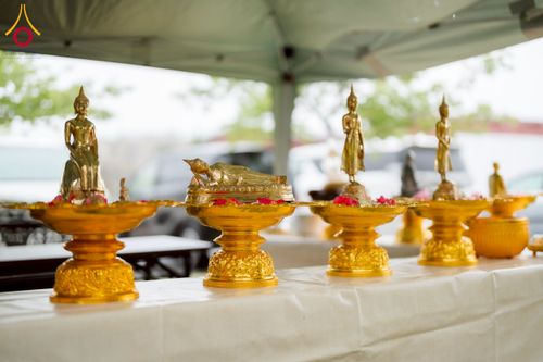 ภาพ No.220839:วันที่ 13 เมษายน พ.ศ. 2568 พิธีโปรยรัตนชาติปฐมเริ่มสถาปนาเจดีย์ และ พิธีเปิดหมู่บ้านปฏิบัติธรรม เพื่อการบรรลุธรรม ณ วัดป่าธรรมกายนานาชาติโทชิหงิ  ประเทศญี่ปุ่น