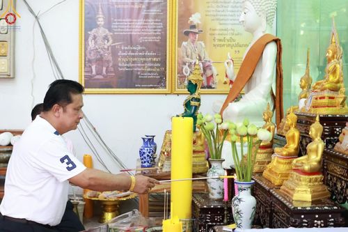 ภาพ No.168534:พิธีทอดกฐิน ณ วัดศรีประทุนทอง จ.สุพรรณบุรี ในโครงการกฐินสามัคคีทั่วไทย 30,000 วัด บูชาธรรม 80 ปี หลวงพ่อธัมมชโย โดยคณะศิษยานุศิษย์วัดพระธรรมกาย วันที่ 20 ตุลาคม พ.ศ. 2567