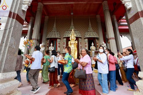 ภาพ No.98364:พิธีทอดกฐินสามัคคีทั่วไทย 5,000 วัด ณ วัดอัมพุวราราม อ.สามโคก จ.ปทุมธานี วันที่ 26 พฤศจิกายน พ.ศ. 2566