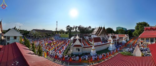 ภาพ No.195508:พิธีต้อนรับพระธรรมยาตรา ณ อนุสรณ์สถานลำดับที่ 4 สถานที่เกิดด้วยกายธรรม วัดโบสถ์(บน) ต.บางคูเวียง จ.นนทบุรี ในโครงการธรรมยาตรา กตัญญูบูชา มหาปูชนียาจารย์ พระมงคลเทพมุนี(สด จนฺทสโร) พระผู้ปราบมาร อนุสรณ์สถาน 7 แห่ง ปีที่ 13 วันที่ 15 มกราคม พ.ศ. 2568