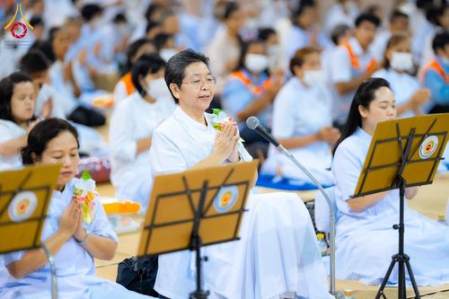 ภาพ No.121602:พิธีถวายภัตตาหารเป็นสังฆทาน แด่คณะพระธรรมยาตรา ปีที่ 12 วันที่ 31 มกราคม พ.ศ. 2567 ณ สภาธรรมกายสากล วัดพระธรรมกาย