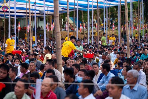 ภาพ No.98646:พิธีทอดกฐินสมทบวัดกัลยาณมิตรต่างประเทศ ณ วัดราชบัณนะวิหาร เมืองรังกามาติ ประเทศบังกลาเทศ วันศุกร์ที่ 24 พฤศจิกายน พ.ศ. 2566