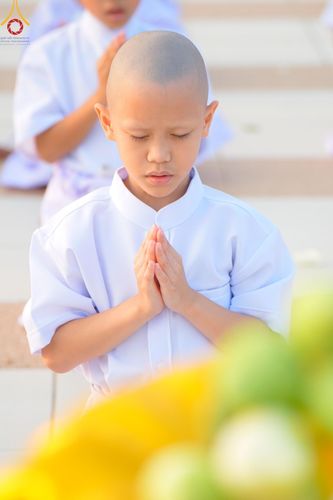 ภาพ No.133756:พิธีเวียนประทักษิณและพิธีวันทาเจดีย์ โครงการบรรพชาสามเณร ฟื้นฟูพระพุทธศาสนาทั่วไทย ณ วัดพระธรรมกาย วันเสาร์ที่ 6 เมษายน พ.ศ. 2567