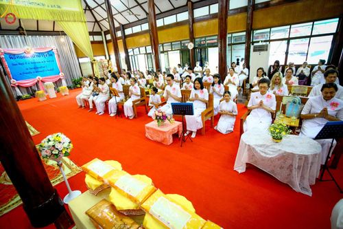 ภาพ No.140486:พิธีตอกเสาเข็มเป็นปฐมฤกษ์ เพื่อสร้างกุฎิและหอสวดมนต์ และพิธีทอดผ้าป่าบำรุงวัด ณ วัดกลางธนรินทร์ ต.บ้านแป้ง อ.พรหมบุรี จ.สิงห์บุรี วันอาทิตย์ที่ 9 มิถุนายน พ.ศ.2567