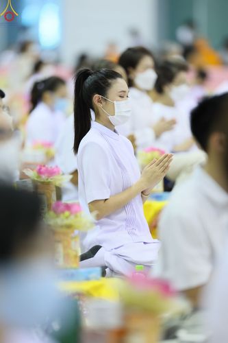 ภาพ No.85808:พิธีถวายคิลานเภสัชและอุปกรณ์การแพทย์ บูชาธรรมเนื่องในวันธรรมชัย วันที่ 19 สิงหาคม พ.ศ. 2566 ณ ห้องแก้วสารพัดนึก วัดพระธรรมกาย