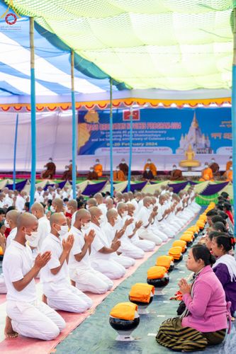 ภาพ No.130316:Photo Story ปฐมบรรพชาชาวพุทธมาร์มา Episode 3/5 วันที่ 9 กุมภาพันธ์ พ.ศ. 2567 ในโครงการบรรพชาสามเณร ครั้งแรกของชาวพุทธมาร์มา บังกลาเทศ ณ วัดธัมจักร อรัญกุฏิ เมืองรัมการ์ คาร์กาชารี บังกลาเทศ