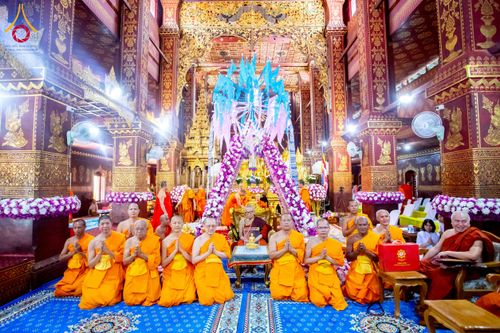 ภาพ No.224425:วันที่ 8 พฤษภาคม พ.ศ. 2568 พิธีถวายมหาสังฆทาน 101 วัด  บูชาธรรมอายุวัฒนมงคล 100 ปี สมเด็จอาชญาธรรมพระเจ้า สมเด็จพระสังฆราชแห่งคณะสงฆ์ไทยเขิน นครเชียงตุง ในนามพระครูบาไชยบูลย์ ธัมมชโย ณ วัดราชฐานหลวงเชียงยืน รัฐฉาน สาธารณรัฐแห่งสหภาพเมียนมา