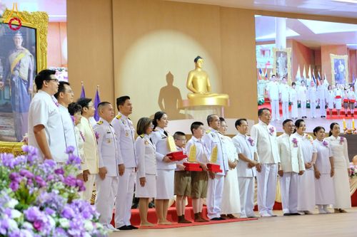 ภาพ No.207570:พิธีมอบโล่พระราชทาน สมเด็จพระกนิษฐาธิราชเจ้า กรมสมเด็จพระรัตนราชสุดาฯ สยามบรมราชกุมารี และโล่เกียรติยศโครงการตอบปัญหาธรรมะ "ทางก้าวหน้า" ครั้งที่ 42 พิธีมอบโล่วัชรเกียรติยศ โครงการตอบปัญหาศีลธรรมเพื่อสันติภาพโลก (WORLD-PEC) ครั้งที่ 18 วันที่ 12 ก.พ. 2568