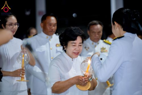 ภาพ No.148225:กิจกรรมเฉลิมพระเกียรติ สมเด็จพระนางเจ้าสิริกิติ์ พระบรมราชินีนาถ พระบรมราชชนนีพันปีหลวง เนื่องในโอกาสวันเฉลิมพระชนมพรรษา วันจันทร์ที่ 12 สิงหาคม พ.ศ. 2567 ณ อาคารโถงช้างฯ วัดพระธรรมกาย 