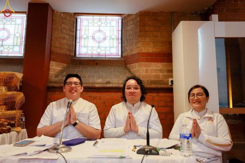 ภาพ No.142612:พิธีพัทธสีมา ประดิษฐานลูกนิมิตมหาสมบัติ สถาปนาอุโบสถวัดพระธรรมกายลอนดอน บูชาธรรม 80 ปี หลวงพ่อธัมมชโย วันเสาร์ที่ 22 มิถุนายน พ.ศ. 2567