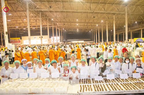 ภาพ No.204327:พิธีถวายภัตตาหารเป็นสังฆทาน แด่พระธรรมยาตรา ณ วัดพระธรรมกาย ตำบลคลองสาม อำเภอคลองหลวง จังหวัดปทุมธานี ในโครงการธรรมยาตรา กตัญญูบูชา มหาปูชนียาจารย์ พระมงคลเทพมุนี(สด จนฺทสโร) พระผู้ปราบมาร อนุสรณ์สถาน 7 แห่ง ปีที่ 13 วันที่ 31 มกราคม พ.ศ. 2568