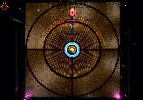 ภาพ No.129643:พิธีจุดประทีป 10,000 ดวง น้อมถวายเป็นพุทธบูชา ณ มหารัตนเจดีย์สิริปทุมสวรรค์ (เจดีย์อริยพุทธะ 5 พระองค์) ศูนย์ปฏิบัติธรรมภาคใต้ อ.บางกล่ำ จ.สงขลา  วันที่ 10 มีนาคม พ.ศ. 2567