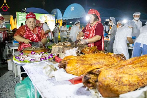 ภาพ No.109131:พิธีถวายภัตตาหารเป็นสังฆทาน แด่คณะพระธรรมยาตราฯ วันที่ 10 มกราคม พ.ศ. 2567 ณ อนุสรณ์สถานคลองบางนางแท่น อ.สามพราน จ.นครปฐม