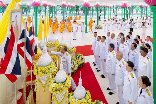 ภาพ No.230889:วันอังคารที่ 1 กรกฎาคม พ.ศ. 2568 ผู้ว่าราชการจังหวัดปทุมธานี เป็นประธานพิธีต้อนรับ สัญญาบัตร พัดยศ พระครูสัญญาบัตรสายต่างประเทศ วัดพระธรรมกาย ประจำปี พ.ศ. 2568 จำนวน 19 รูป