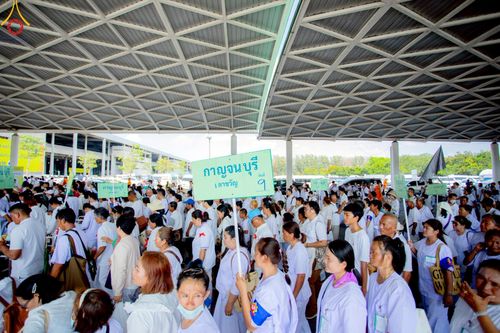 ภาพ No.219531:วันอังคารที่ 22 เมษายน พ.ศ. 2568 พิธีถวายมหาสังฆทานคณะสงฆ์ 40,000 กว่าวัดทั่วประเทศ เนื่องในวันคุ้มครองโลก ณ วัดพระธรรมกาย จ.ปทุมธานี