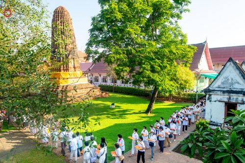 ภาพ No.114683:พิธีทอดผ้าป่าทำนุบำรุงศาสนสถาน ณ วัดปรางค์หลวง ต.บางม่วง อ.บางใหญ่ จ.นนทบุรี วันที่ 18 มกราคม พ.ศ. 2567