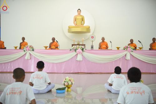 ภาพ No.133350:พิธีตัดปอยผม ธรรมทายาท โครงการบรรพชาสามเณร ฟื้นฟูพระพุทธศาสนาทั่วไทย  ณ ศูนย์ปฏิบัติธรรมจังหวัดสระบุรี อ.พระพุทธบาท จ.สระบุรี  วันที่ 2 เมษายน พ.ศ. 2567